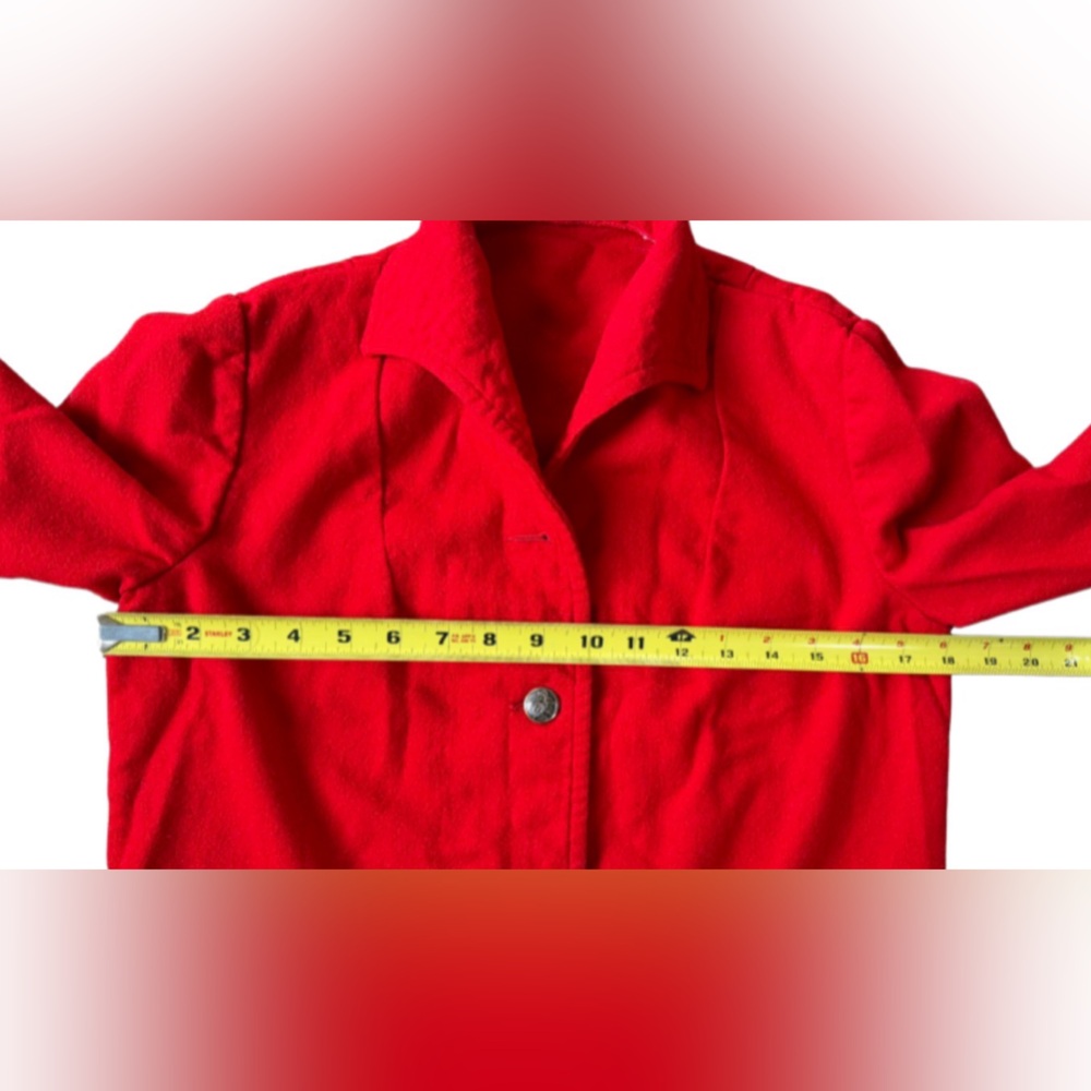 Pendleton Vintage Red Women's Blazer - Picture 6 of 7